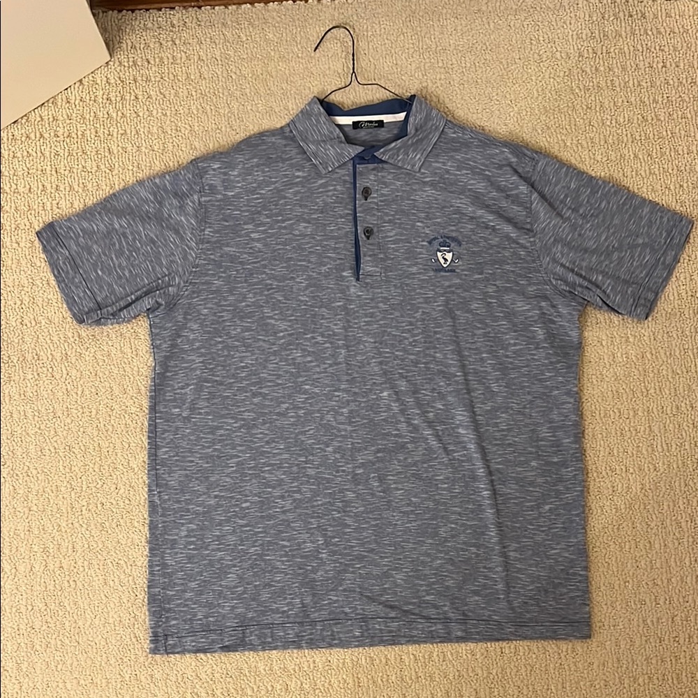 Marbas Royal Liverpool Hoylake Blue Polo